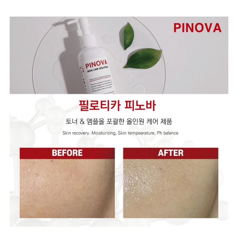 Philotica Pinova Toner 200ml Exiol Ampoule Toner Watery Glow Exfoliation
