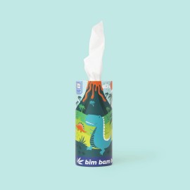 Bim Bam Boo Tissues Tube 2-Ply 1ea Pack of 8