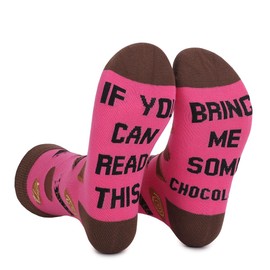 Wrahonbi If You Can Read This Bring Me Novelty Socks - Funny Dress Socks For Men