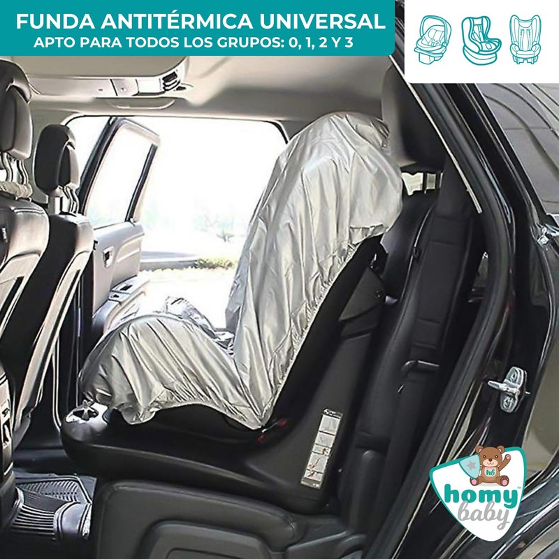 HOMYBABY® 2 Pack Universal Size Adjustable Anti-UV Car Seat Protector