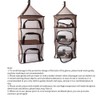 Outdoors Drying Net Foldable Drying Rack 4 Layers Fish Mesh