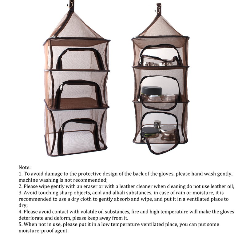 Outdoors Drying Net Foldable Drying Rack 4 Layers Fish Mesh