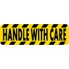 StickerTalk Handle with Care Vinyl Sticker, 10 inches by 3