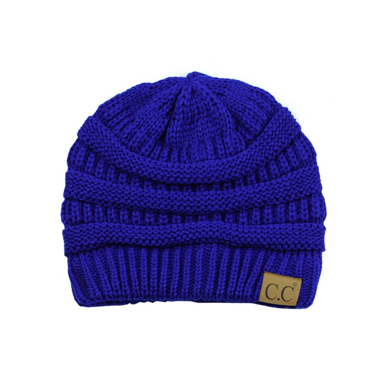 NYFASHION101 Trendy Warm Chunky Soft Stretch Cable Knit Slouchy Beanie