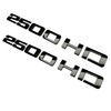 2500 HD Badge Emblem 2-PC Black - Set of 2