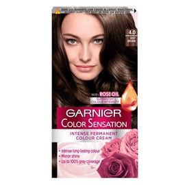 Garnier Color Sensation 4.0 Permanent Hair Dye Deep Brown Pack of 3