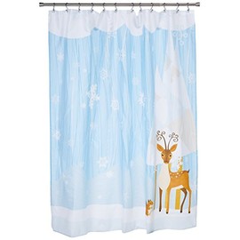 Carnation Fscc-FF Forest Friends Fabric Shower Curtain