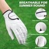 Braventure Women's Golf Glove, Stable Grip Sheepskin, Multiple Sizes Golf