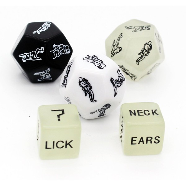 sweethome 5 Set Funny Dice Love Dice for Bachelor Party Couple Gift Valentine's Day