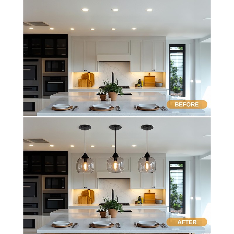 YIIZON 5 and 6 inch Recessed Can Light Conversion Kit,