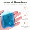 Pack of 5 Mini Hot Water Bottles, Pocket Warmer, Reusable