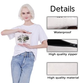 CMNIM Dark Romance Makeup Bag Booktok Romance Gift Hd Carlton Cat Got Your Tongue Zipper Pouch Bag Haunting Adeline Book Merch (Carlton Cat MB)