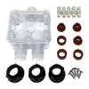 4VWIN IP68 Waterproof Junction Box 3-Way Outdoor Cable Connector for