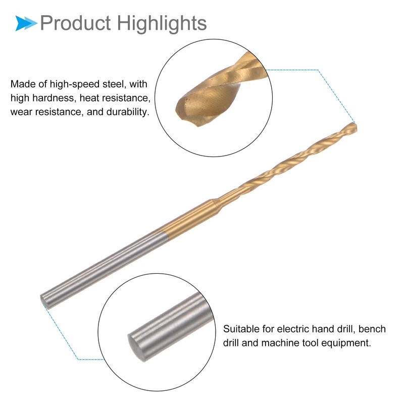 CoCud Mini Drill Bit 0.06 inch (1.5 mm) Drill Diameter