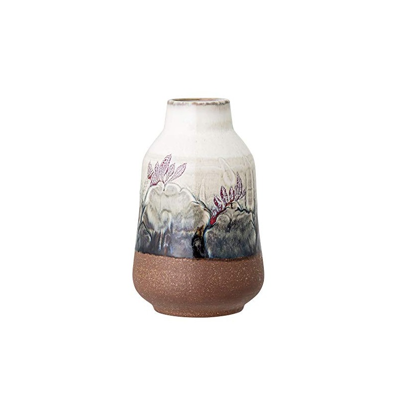 Bloomingville Vase, brown, black, green, natural, ceramic