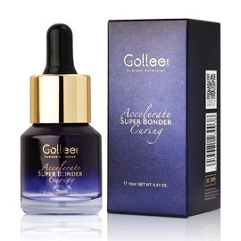 GOLLEE Super Bonder for Lash Extensions Eyelash Bonder 15ML Lash Bonder for Eyelash Extensions Maximise Lash Retention Accelerator Cure Solution Lash Superbonder