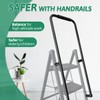 OOSOFITT 5 Step Ladder with Handrails, Ladders for Home with