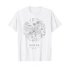minsk belarus Coordinates map hometown T-Shirt