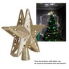 LED Snowflake Projector Lamp Light Snowflake Rotating Christmas Decoration GoldenUS