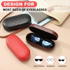 PATIKIL Hard Glasses Case PU Leather Large Glasses Case Protective