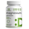 Deal Supplement Magnesium Glycinate 500mg, 240 Veggie Capsules, Chelated for