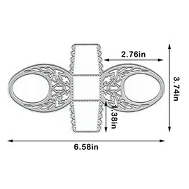 3D Flower Basket Cutting Dies Die Cuts for Card Making, Three Dimensional Flowers BasktetDie Cut Embossing Stencil Template Tool for DIY Scrapbooking Photo Album Card Craft Decoration Supplies