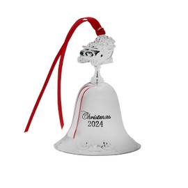 Wallace 2024 Silver Plated Grande Baroque Bell Ornament 30th Edition