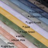 Chyhomenyc Extra Long Navy Blue Sheer Curtains 120 Inch Length