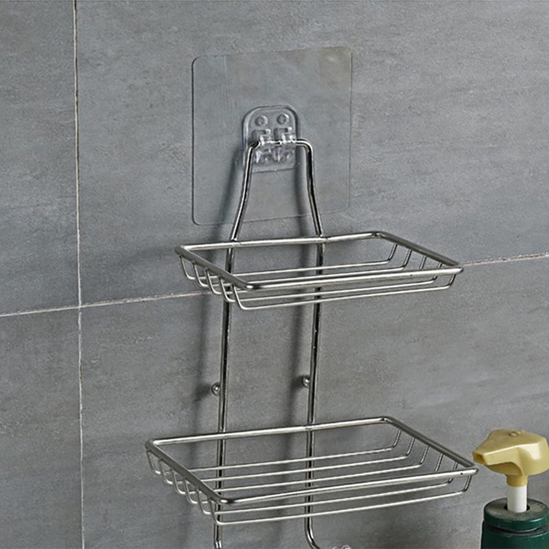 CARURLIFF Shower Caddy Adhesive Replacement Sticker,Self-Adhesive Pads for Metal Wire