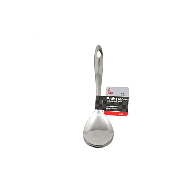 Chef Craft Select Serving Spoon, 9.5 inch, Stainless Steel