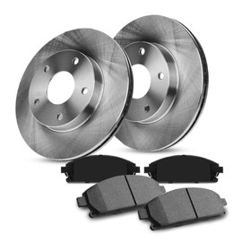Front Ceramic Brake Pads & 296mm Rotor Kit for 2004-2010 Toyota Sienna - COMPLETESTRUTS