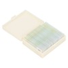 25PCS Microscope Slides Optical Glass Cover Transparent Slide Set for
