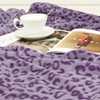 Small Kids Blanket Purple Voilet Lavender Fleece Soft Fuzzy Girls