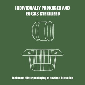 EZTAT2 12pcs TACT Disposable Foam Tattoo Grip Covers Plus Size 28mm to 34mm for Wireless Battery Rotary Tattoo Pen Machine Black