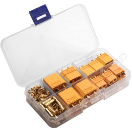 Share Goo 3.5mm Banana Plug Male Female Bullet Connector XT60 XT90 Plug Adapter for RC Car Truck FPV Battery Lipo Battery Electronic Speed Control ESC Motor