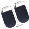 SEWACC 2 Piezas Guantes Aplicadores de Autobronceador Negro Esponja para