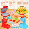 3-in-1 24 Cans Playdough Set for Toddlers Kids, Play Kitchen