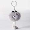 88flix Cute Key Holder, Mofumofu Plush Bag Charm, Smartphone Charm,