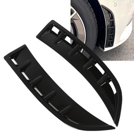 Front Bumper Spoiler Canard Glossy Black for CLA C118/X118 AMG Line 2020+