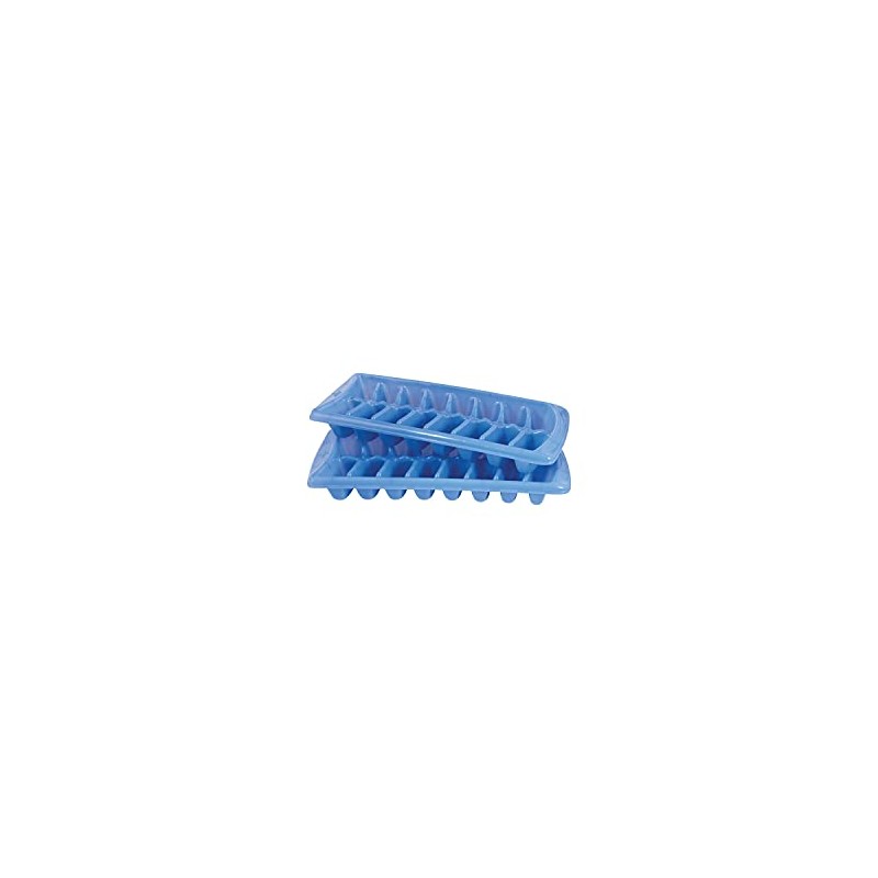 Rubbermaid Plastic Ice Cube Trays, Blue, 2 Pack FG2879RDPERI