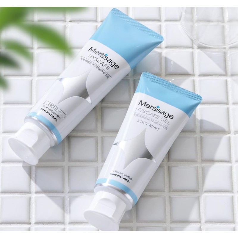 【Matsukaze】Mercerge Hiss Care 80g 1450ppm Soft Mint