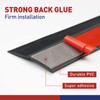 FOSLUOC Garage Door Seal Top and Sides Seal Strip Black