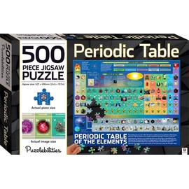 Puzzlebilities 500-Piece Jigsaw Puzzles for Children - Home Learning Educational Jigsaw (Periodic Table)
