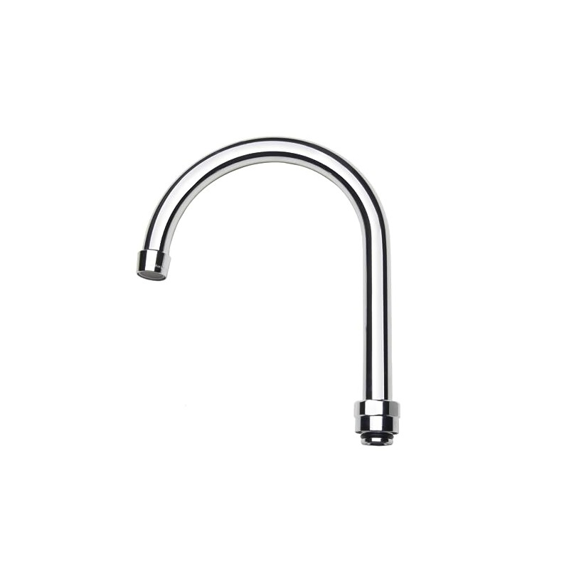 Krowne 19-228L Krowne Silver Series Replacement Gooseneck Spout, 6"W x