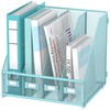 SUPEASY Magazine File Holder Desk Organizer, Metal Binder Holder with