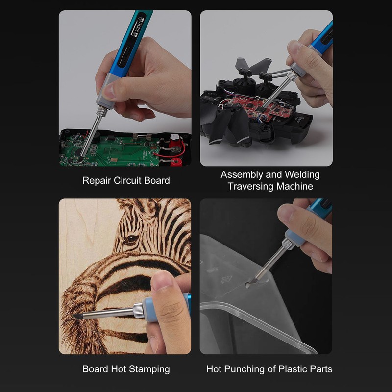 Electric Soldering Iron USB Charging Digital Display PID Temperature Control