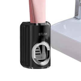 Tooth Paste Dispenser - Toothpaste Pump Dispenser - Auto Smart Organizer Rack Wall Mounted Gadgets for Home RV Family