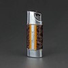 BRIZARD & CO NANO CIGAR LIGHTER INDIAN ROSEWOOD WOOD BROWN
