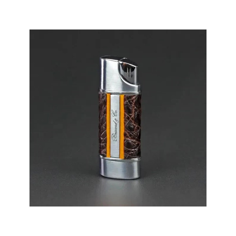 BRIZARD & CO NANO CIGAR LIGHTER INDIAN ROSEWOOD WOOD BROWN