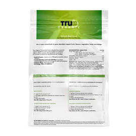 True Organic Raised Bed Plant Food Granular Fertilizer 4 lbs - CDFA, OMRI Listed for Organic Gardening NPK 6-3-6
